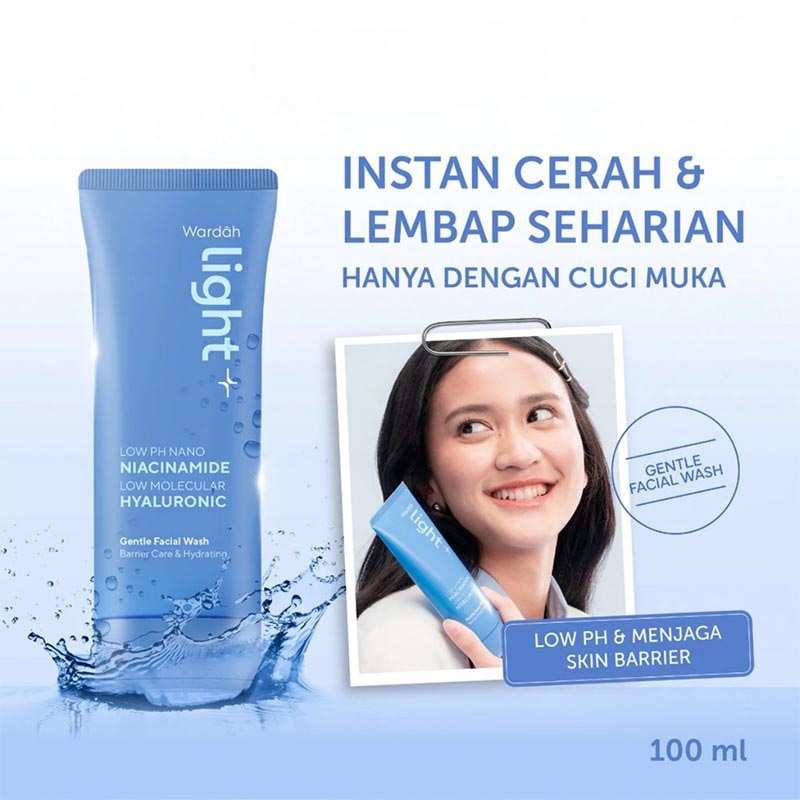 Face Wash Low pH Nano Niacinamide Low Molecular Hyaluronic Gentle Facial Wash 100ml image