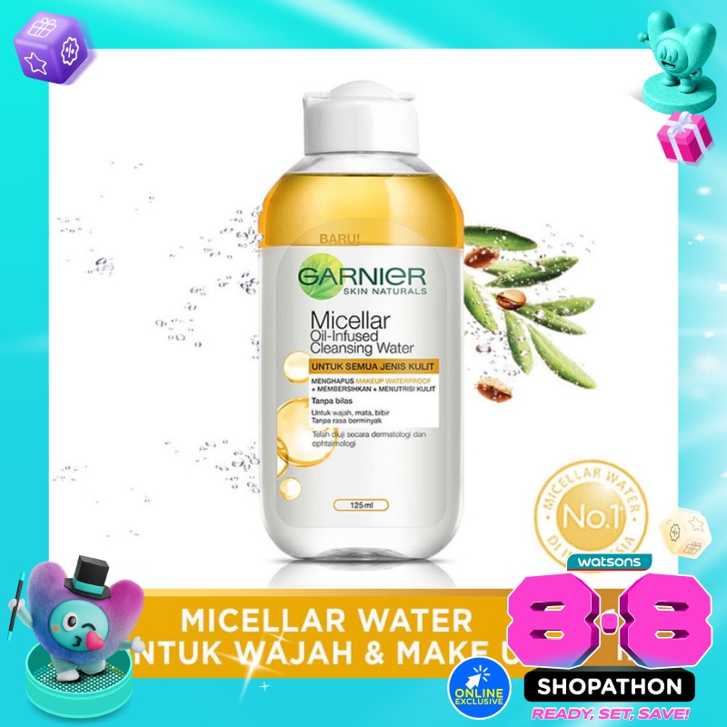 Garnier Micellar Water Oil-Infused 125ml - Cleansing Water image