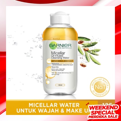 GARNIER Garnier Micellar Water Oil-Infused 125ml - Cleansing Water