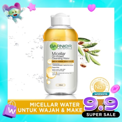 GARNIER - Garnier Micellar Water Oil-Infused 125ml - Cleansing Water image