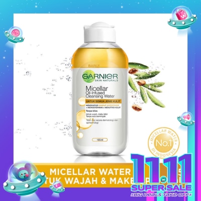 GARNIER Garnier Micellar Water Oil-Infused 125ml - Cleansing Water