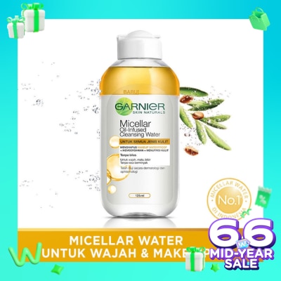 GARNIER Garnier Micellar Water Oil-Infused 125ml - Cleansing Water