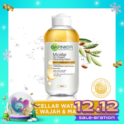 GARNIER Garnier Micellar Water Oil-Infused 125ml - Cleansing Water