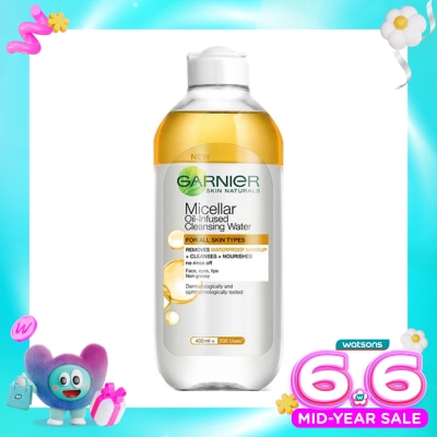 GARNIER - Garnier Micellar Oil-Infused Cleansing Water 400ml