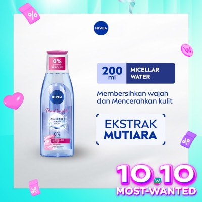 NIVEA Nivea Micellar Water Pearl Bright MicellAir Oxygen Boost 200ml
