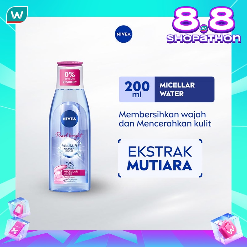 Nivea Micellar Water Pearl Bright MicellAir Oxygen Boost 200ml