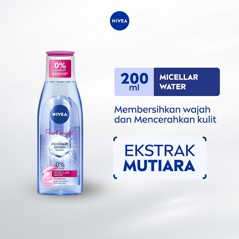 Promo Harga Nivea MicellAir Skin Breathe Micellar Water 0% Alcohol 200 ml - Watsons