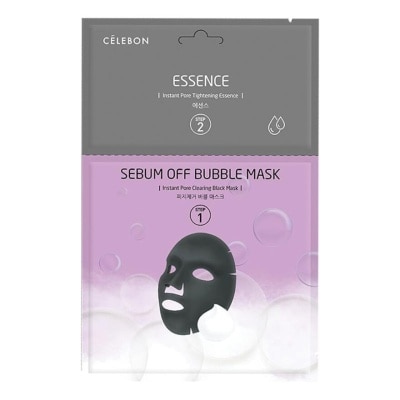 CELEBON Celebon 2 Step Sebum Off Bubble Mask & Essence