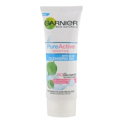 GARNIER Pure Active Facial Wash Sensitive Gel 100ml