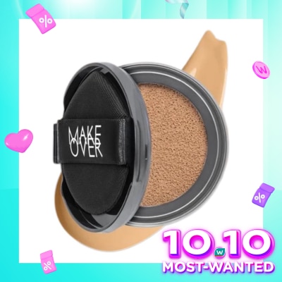 MAKE OVER Make Over Hydrastay Prismatic Glass Cushion W32 Warm Beige 12g - Refill