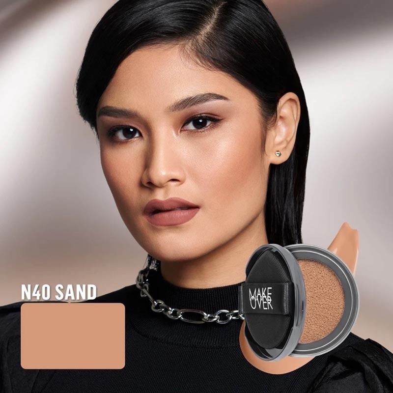 Make Over Hydrastay Prismatic Glass Cushion N40 Sand 12g - Refill