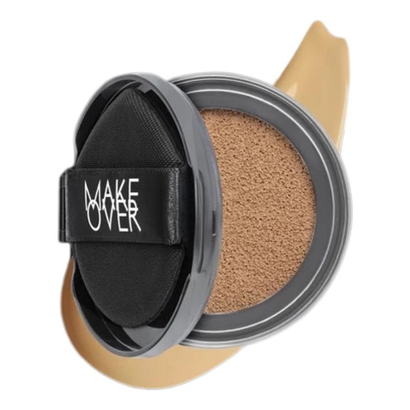 Make Over Hydrastay Prismatic Glass Cushion W40 Creme Sand 12g - Refill