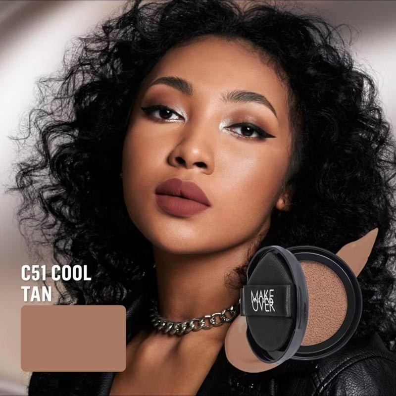 Make Over Powerstay Sync Matte Cushion C51 Cool Tan 12g - Refill