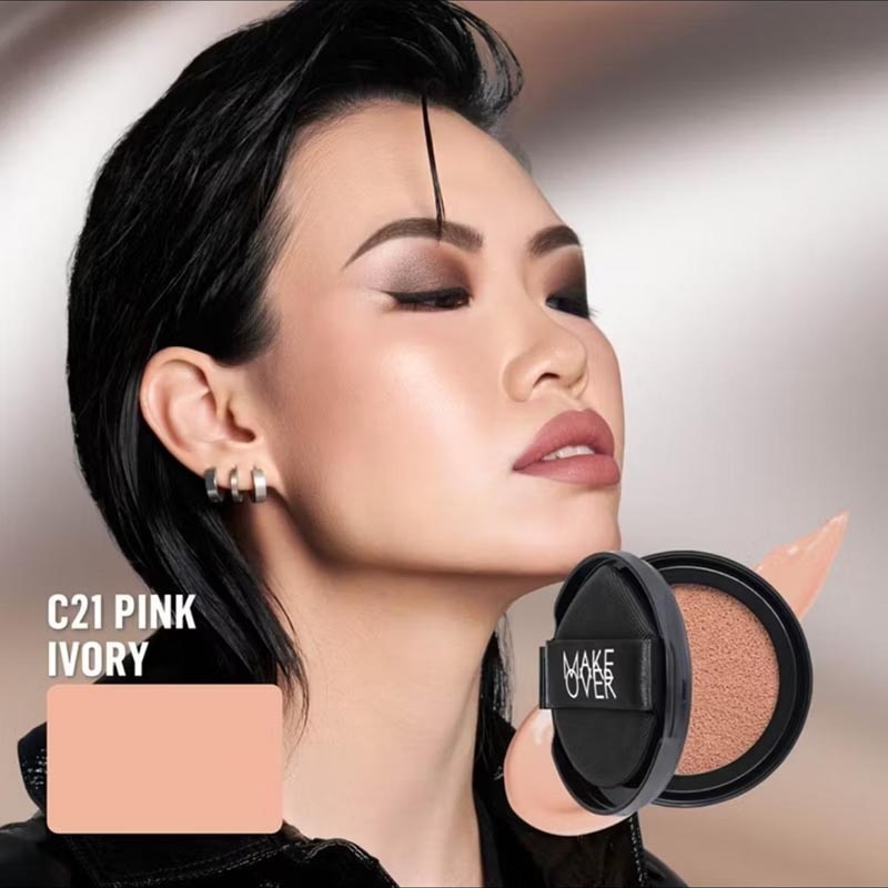 Make Over Powerstay Sync Matte Cushion C21 Pink Ivory 12g - Refill