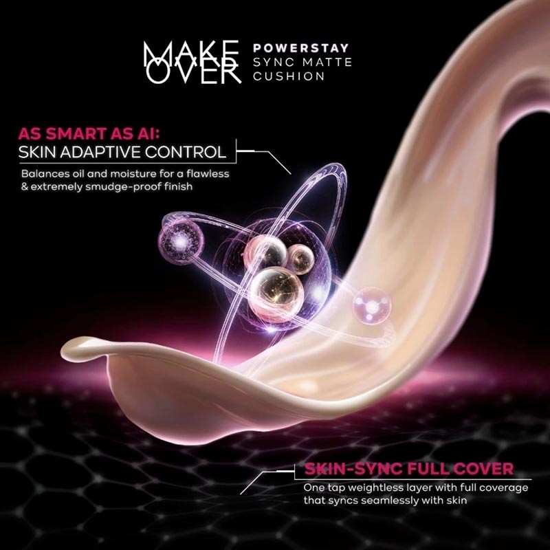 Make Over Powerstay Sync Matte Cushion C21 Pink Ivory 12g - Refill