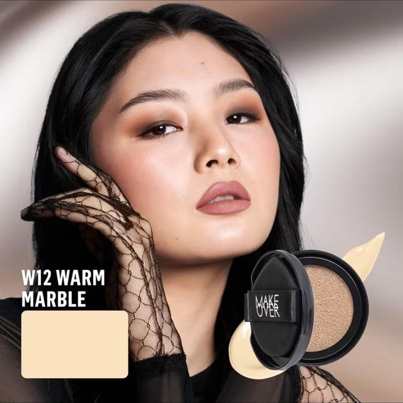 Make Over Powerstay Sync Matte Cushion W12 Warm Marble 12g - Refill