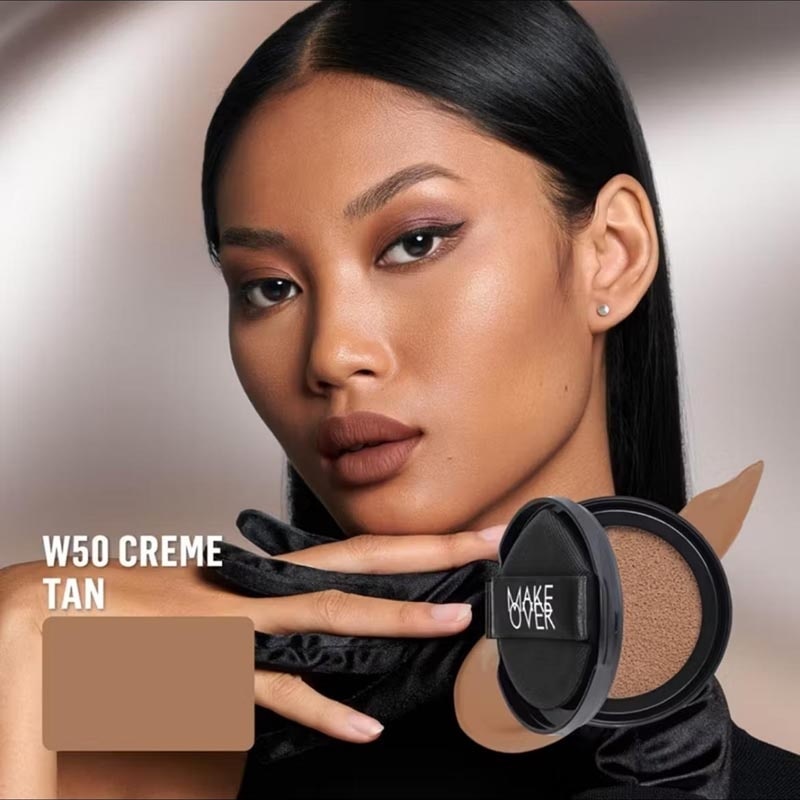 Make Over Powerstay Sync Matte Cushion W50 Crème Tan 12g - Refill