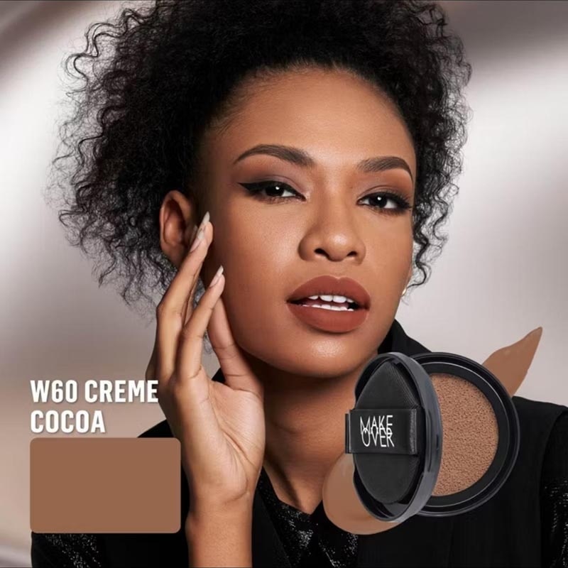 Make Over Powerstay Sync Matte Cushion W60 Crème Cocoa 12g - Refill
