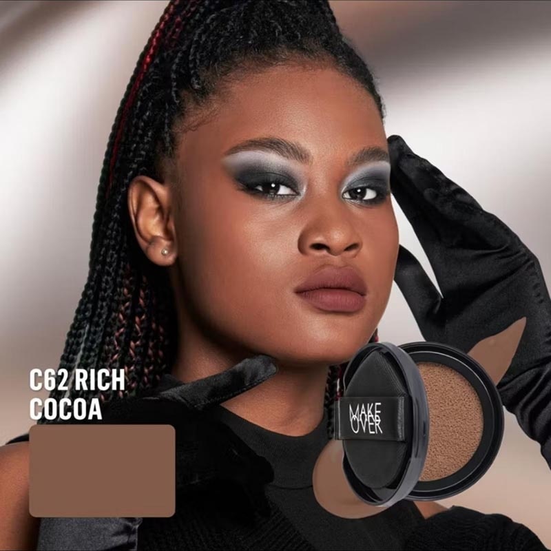 Make Over Powerstay Sync Matte Cushion C62 Rich Cocoa 12g - Refill