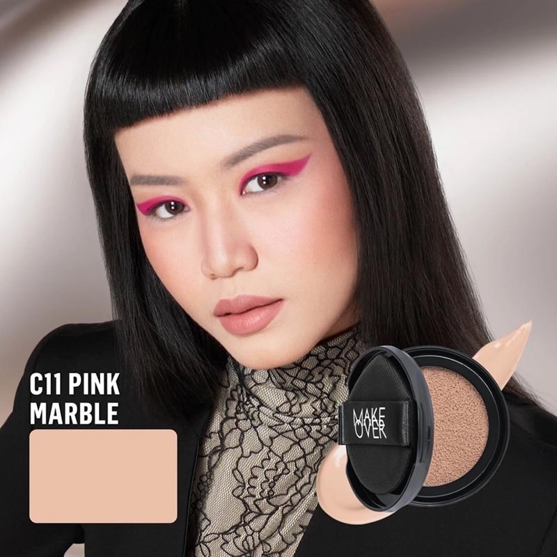 Make Over Powerstay Sync Matte Cushion C11 Pink Marble 12g - Refill