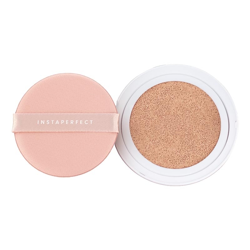 Instaperfect Refill Skincover Air Cushion C21 Light Petal SPF 50++++ 11g - Make Up Cushion Foundation Semi Matte Finish (Real Skin Buildable Coverage Transferproof Non Comedogenic)