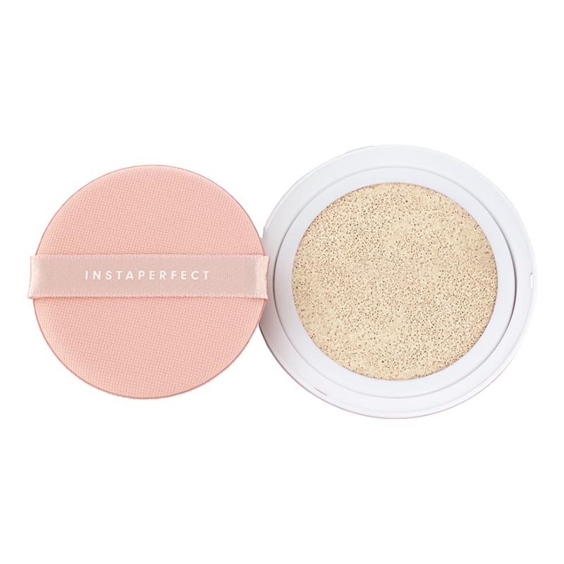 Instaperfect Refill Skincover Air Cushion W14 Fair Pearl SPF 50++++ 11g - Make Up Cushion Foundation Semi Matte Finish