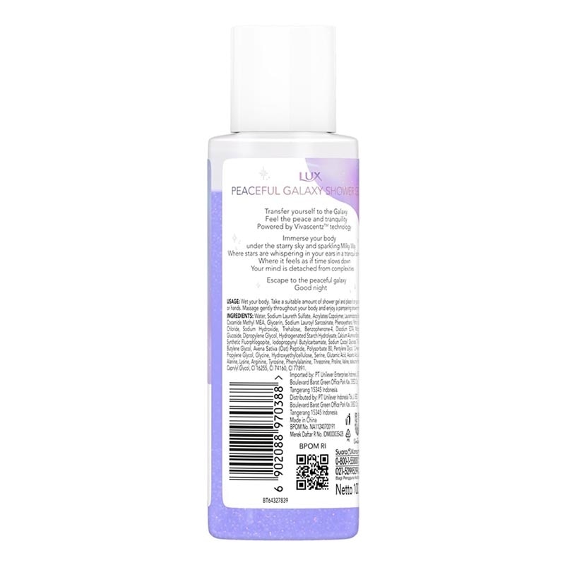 Mood Library: Peaceful Galaxy Liquid Shower Gel 100g