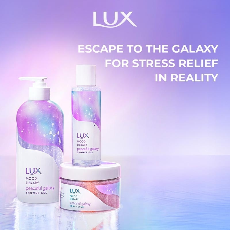 Mood Library: Peaceful Galaxy Liquid Shower Gel 100g