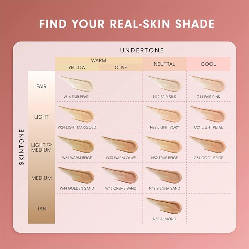 Instaperfect Refill Skincover Air Cushion W44 Golden Sand SPF 50++++ 11g - Make Up Cushion Foundation Semi Matte Finish