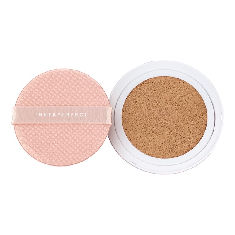 Instaperfect Refill Skincover Air Cushion W44 Golden Sand SPF 50++++ 11g - Make Up Cushion Foundation Semi Matte Finish
