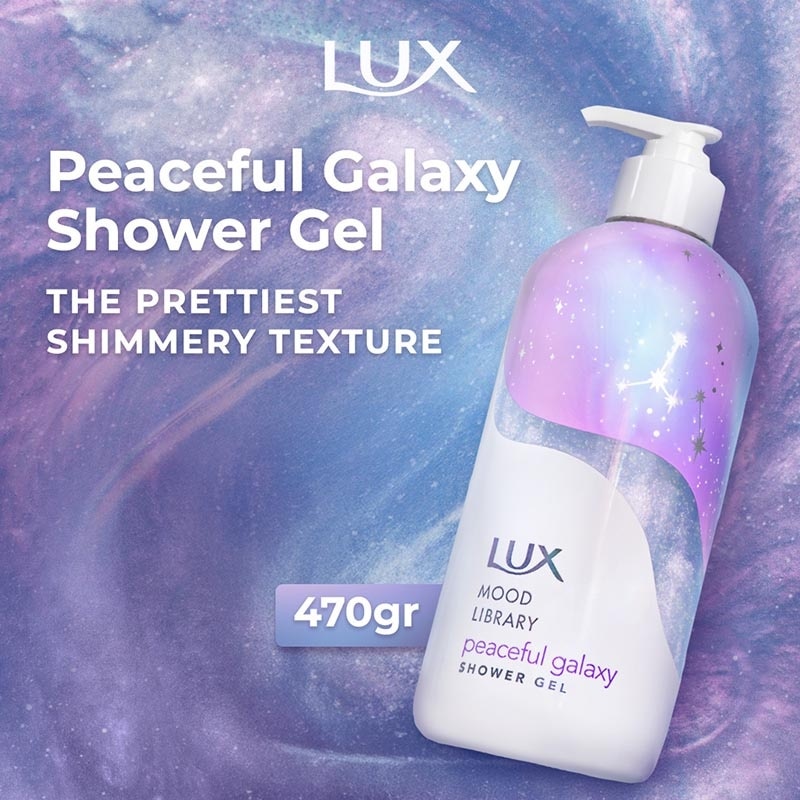 Mood Library: Peaceful Galaxy Liquid Shower Gel 470g