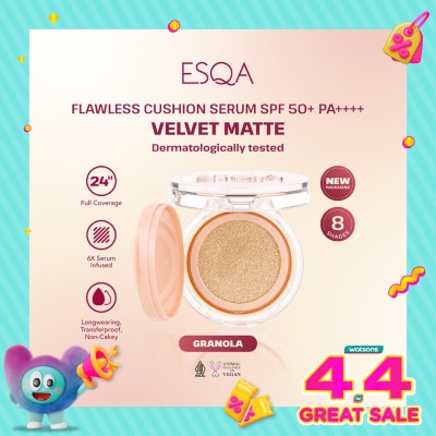 ESQA - Esqa Flawless Cushion Serum SPF 50+ PA++++ Velvet Matte Granola 15g
