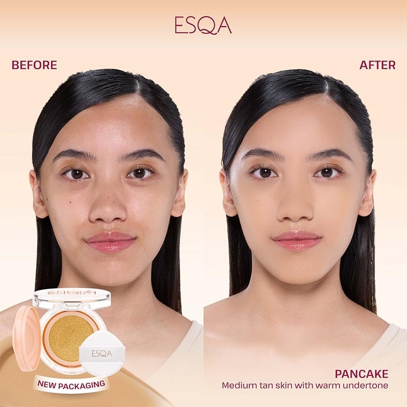 Esqa Flawless Cushion Serum SPF 50+ PA++++ Velvet Matte Pancake 15g