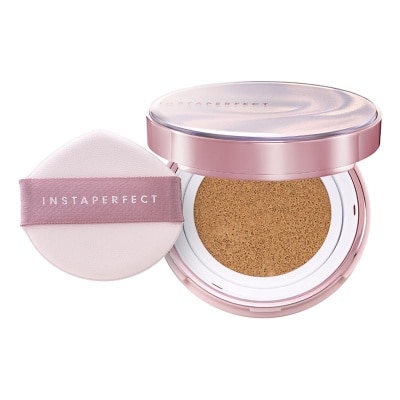 INSTAPERFECT Instaperfect Skincover Air Cushion Special Edition N52 Almond SPF 50++++ 11g - Make Up Cushion Foundation Semi Matte Finish (Real Skin Buildable Coverage Transferproof Non Comedogenic)