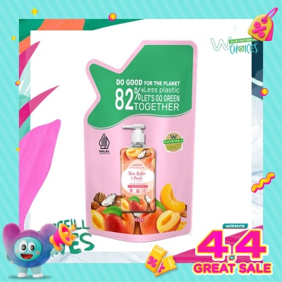WATSONS - Shea Butter & Peach Cream Refill Hand Wash 400ml - Sabun Cuci Tangan