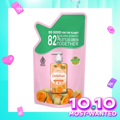 WATSONS Cantaloupe Cream Refill Hand Wash 400ml - Sabun Cuci Tangan