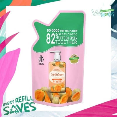WATSONS Cantaloupe Cream Refill Hand Wash 400ml - Sabun Cuci Tangan