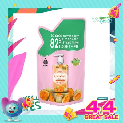 WATSONS - Cantaloupe Cream Refill Hand Wash 400ml - Sabun Cuci Tangan
