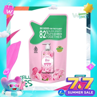 WATSONS - Rose Cream Refill Hand Wash 400ml - Sabun Cuci Tangan