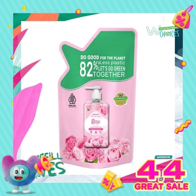 WATSONS - Rose Cream Refill Hand Wash 400ml - Sabun Cuci Tangan