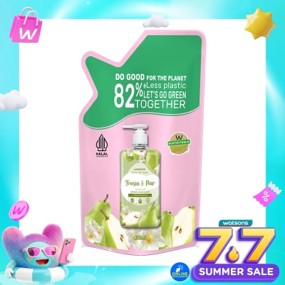 WATSONS - Fresia & Pear Scented Cream Hand Wash Refill 400ml