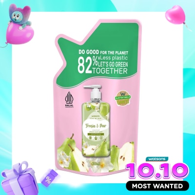 WATSONS Fresia & Pear Scented Cream Hand Wash Refill 400ml image