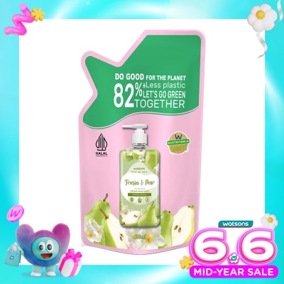 WATSONS COLLECTION - Fresia & Pear Scented Cream Hand Wash Refill 400ml