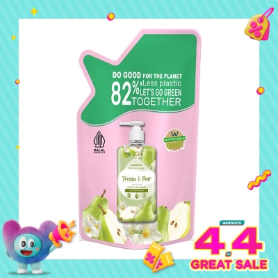 WATSONS - Fresia & Pear Scented Cream Hand Wash Refill 400ml