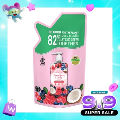 WATSONS COLLECTION - Tropical Berry & Coconut Scented Cream Hand Wash Refill 400ml image