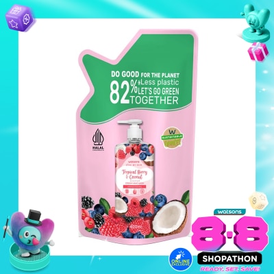 WATSONS COLLECTION - Tropical Berry & Coconut Scented Cream Hand Wash Refill 400ml image