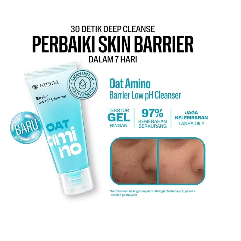 Emina Oat Amino Barrier Low pH Cleanser 70ml