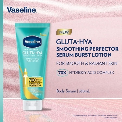 VASELINE - Gluta-Hya Serum Burst Lotion Smoothing Perfector 330ml