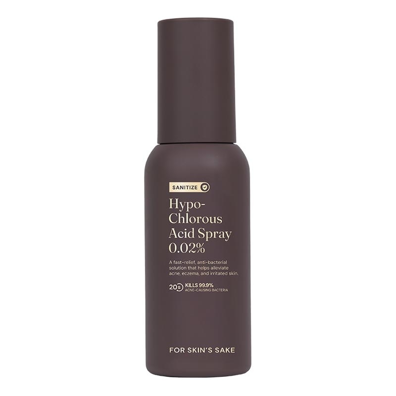 For Skin's Sake Hypochlorous Acid Spray 0.02% 100ml - Perlindungan untuk Kulit Berjerawat & Iritasi