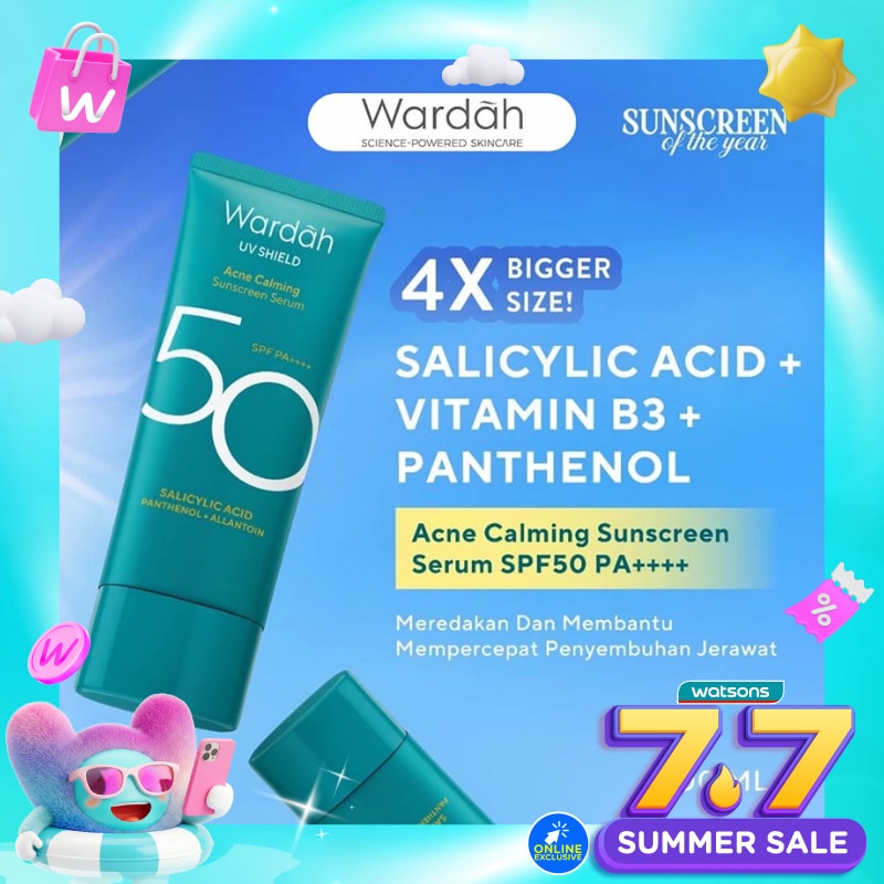 UV Shield Acne Calming Sunscreen Serum SPF 50 PA++++ 100ml
